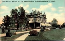 Postcard Heinz Residence in Pittsburg, Pennsylvania picture