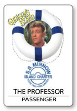 PROFESSOR GILLIGANS ISLAND S.S. MINNOW NAME BADGE HALLOWEEN COSPLAY PIN BACK picture