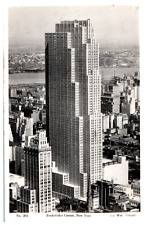 RCA BUILDING ROCKEFELLER CENTER Advertising Postcard Wm Frange RPPC Photo NYC NY picture