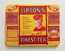 Vintage Lipton's Finest Tea Metal Sign picture
