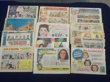 1930'S-1950'S MOVIE STAR COLOR COMICS ADS - LOT OF 13 - NP 5269 picture