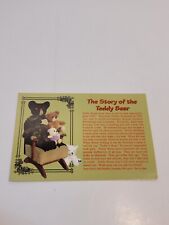 The Story of the Teddy Bear Postcard picture