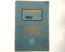 1929 Union Pacific Railroad Colorado Mountain Playgrounds Travel Guide Booklet picture