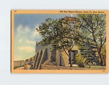 Postcard Old San Miguel Mission, Santa Fe, New Mexico picture