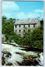 Renfrew Ontario Canada Postcard Century Old Mill on Bonnechere River c1950's picture