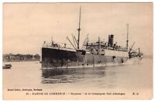 1910s Bordeaux Freighter Sequana of Compagnie Sud-Atlantique Original Postcard picture