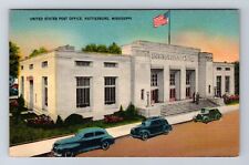 Hattiesburg MS-Mississippi, United States Post Office, Antique Vintage Postcard picture