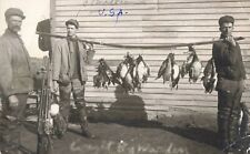 Duck Hunting Men Winona Minnesota MN 1911 Real Photo RPPC picture