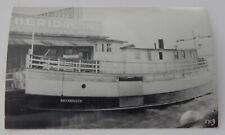 Steamship Steamer B.M. VAN DUZEN real photo postcard RPPC picture