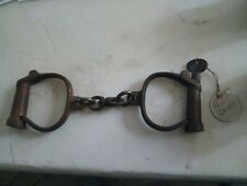 Hiatt Darby Antique British Made Cuffs With Key picture