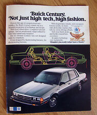 1984 Buick Century Ad  Not Just High Tech High Fashion picture