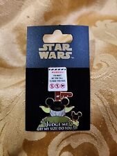 WDW Disney Star Wars Yoda Pin Judge Me By My Size Do You? 2008 picture