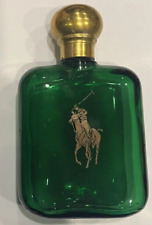 Vintage 1978 Ralph Lauren POLO Green Bottle 8 oz Cologne  EMPTY Ad / Display picture