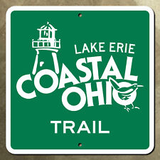 Lake Erie Coastal Ohio Trail highway marker road sign scenic lighthouse 16x16 picture