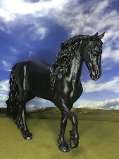OOAK Breyer cm Custom Friesian Horse By D.Williams*WoW*Beautiful Black *Wow* picture