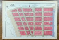Vintage 1934 TRIBECA MANHATTAN NEW YORK CITY NY ~ GW BROMLEY Land & Street Map  picture