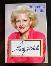Betty White trading card- Supreme Cuts Facsimile Autograph  picture