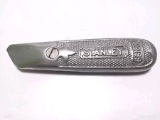 VIntage Stanley Silver color  Utility Box Cutter knife -  no. 199 blades inside  picture