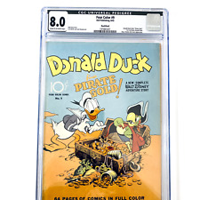1942 Four Color #9 CGC 8.0 Donald Duck Finds Pirate Gold picture