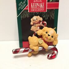 1991 Hallmark Puppy Love Cocker Spaniel Dog Keepsake Series Ornament #1 picture