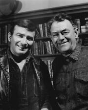 The Virginian 1967 James Drury & John McIntire in Shiloh library 24x36 Poster picture