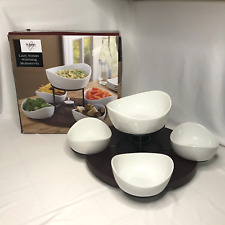 B. Smith Lazy Susan Warming Multiserver - 7 Piece Set - New Opened Box picture