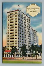 Colonial Hotel Biscayne Boulevard Blvd Miami FL Florida Postcard picture