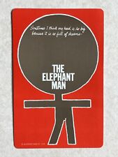 The Elephant Man NYC New York 1978 3 spade VINTAGE SINGLE SWAP PLAYING CARD SC39 picture