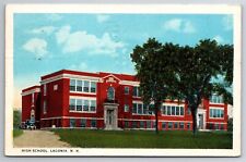 Laconia NH-New Hampshire, High School, Antique Vintage Postcard posted 1925 picture