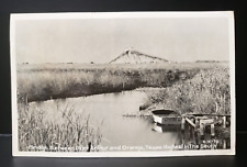 1950 RPPC Bridge Port Arthur & Orange Texas | Photo WM Cline | Posted Postcard picture