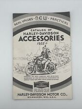 1933 Harley-Davidson Motorcycle Accessories Catalog Rare Original Amazing Cond. picture