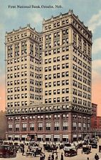 (1916) Omaha Nebraska NE First National Bank Building Postcard picture