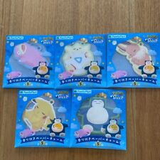 Pokemon Sleep Paper Charm with Scent All 5 type set Complete Family Mart Limited picture