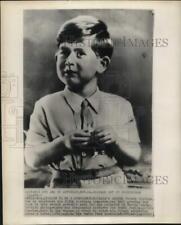1953 Press Photo Chubby Prince Charles turns five in London - hcw04697 picture
