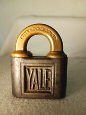 Antique Yale Padlock No Key For Lock Vintage  picture