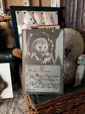 Antique Pre-Linen Vintage Possum Postcard My Home Address Is Not In A Tree Blank picture