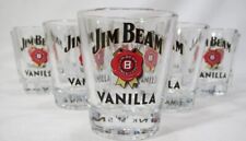 12 Jim Beam Vanilla Standard Size Shot Glass Set - Glasses - Man Cave Party Bar  picture