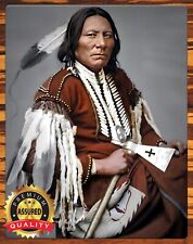Chief White Eagle - Ponca Indian Chief - 1877 - Rare - Metal Sign 11 x 14 picture