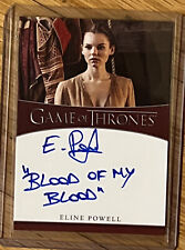 2021 Game of Thrones Iron Anniversary (S2) Inscription Autograph (Eline Powell) picture