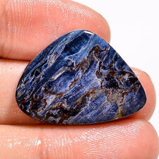 24.00Cts. Natural Chatoynat Pietersite Loose Gemstone Fancy Cabochon 26X23X6 MM picture