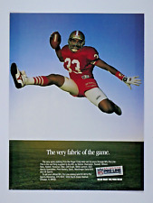Roger Craig San Francisco 49ers Vintage 1989 PRO LINE Original Print Ad 8.5 x 11 picture
