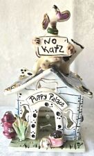 Blue Sky Clayworks Heather Goldminc - Puppy Palace Tealight Holder 2002 picture
