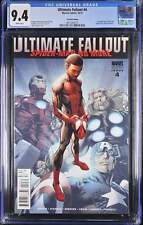 Ultimate Fallout #4 Marvel 2nd Print 9.4 NM CGC Graded Key 1st App Miles Morales picture