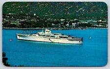 Original Old Vintage Outdoor Postcard Cruise Ship Princess Carla Acapulco Mexico picture