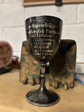 Vintage 1881 Queen's College Oxford Rowing Trophy Cup picture