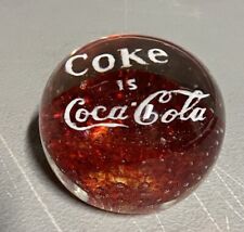 Vintage Coke Is Coca Cola Paperweight  picture