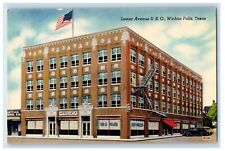 c1940's Lamar Avenue U.S.O Club Building Wichita Falls Texas TX Vintage Postcard picture