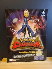 Nintendo Pokémon Colosseum Pre Release / Pre Order Poster; Used; Rare picture