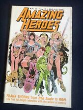 Fantagraphics AMAZING HEROES #123  (1987) - Frank Thorne's Women picture
