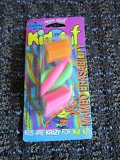  Vintage Eraser Raymond Geddes 3 Colorful 1990's New in Package Collectible picture